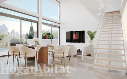 Sala d'estar de Casa o xalet en venda en Calpe / Calp amb Aire condicionat i Piscina