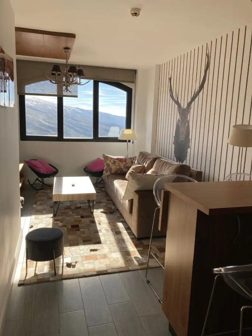 Sala de estar de Piso en venta en Sierra Nevada con Calefacción, Amueblado y Microondas