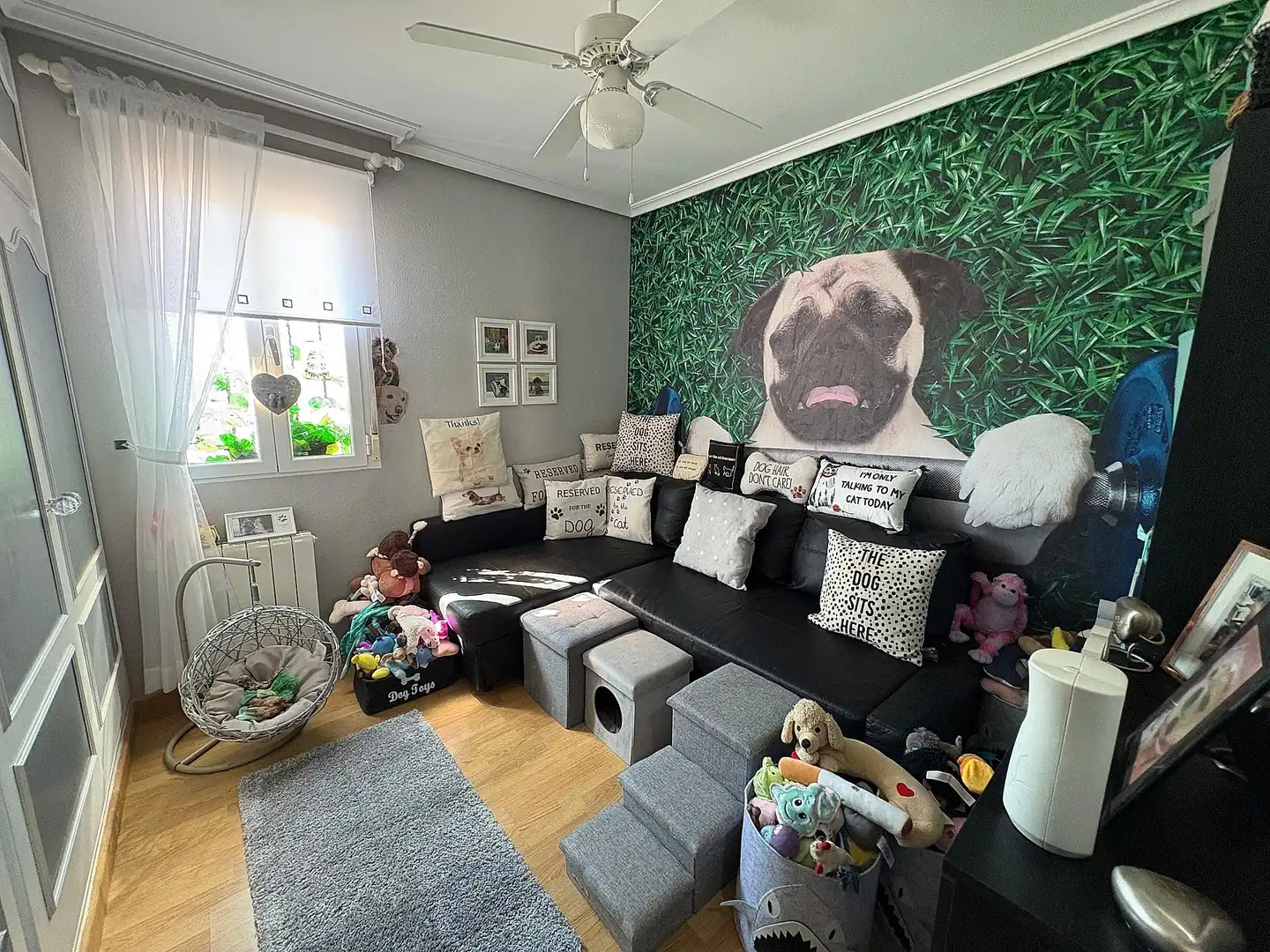 Sala d'estar de Casa o xalet en venda en Biar amb Calefacció, Jardí privat i Parquet