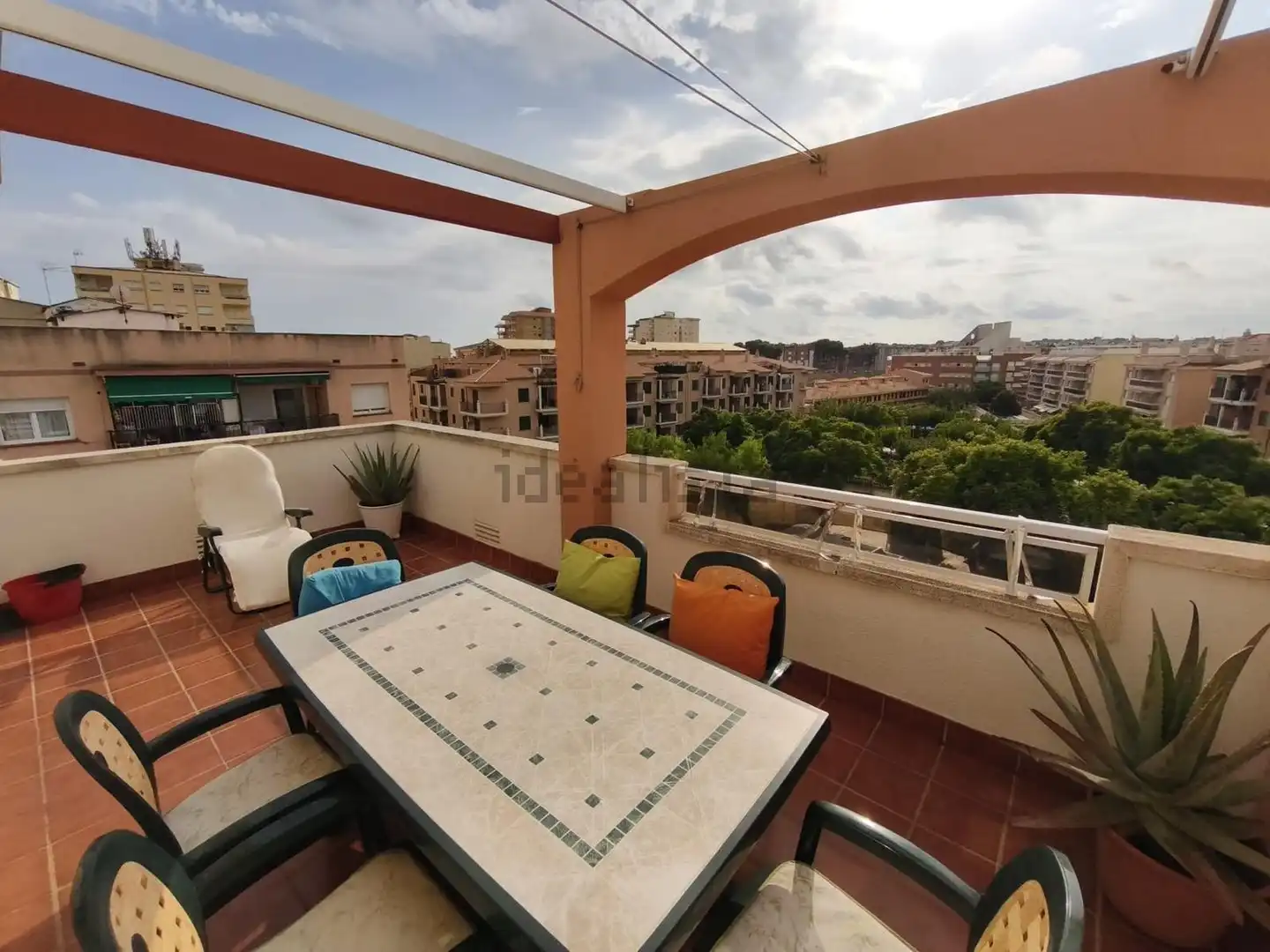 Terrace of Duplexes for rent in Torredembarra  with Air Conditioner, Heating and Furnished