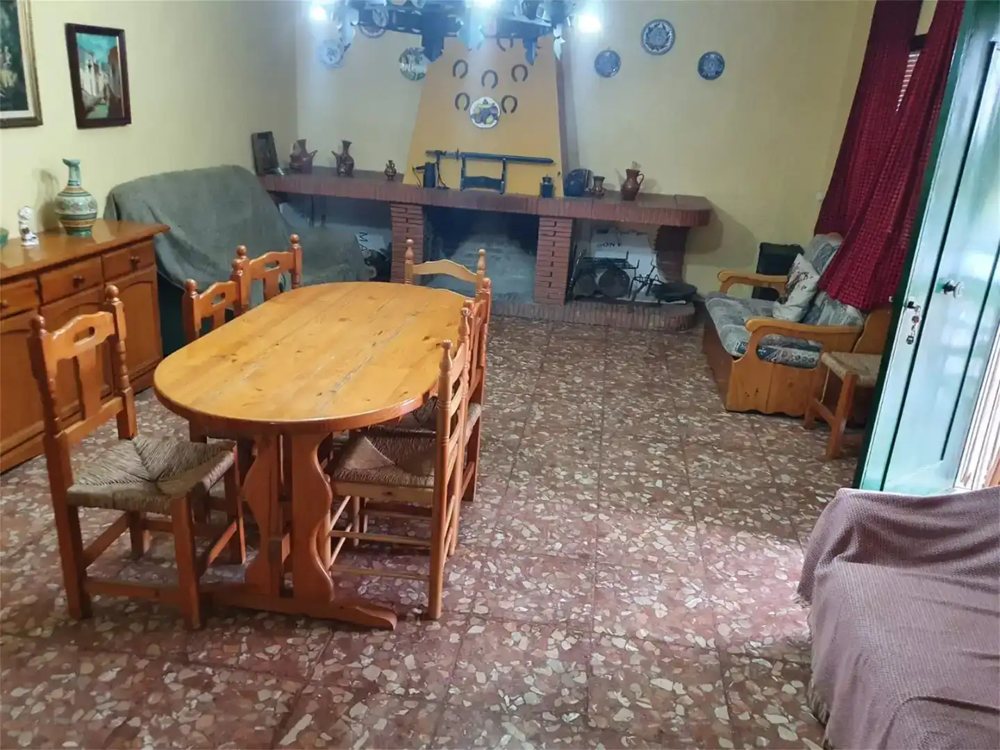 Menjador de Finca rústica en venda en La Carolina amb Piscina, Moblat i Forn