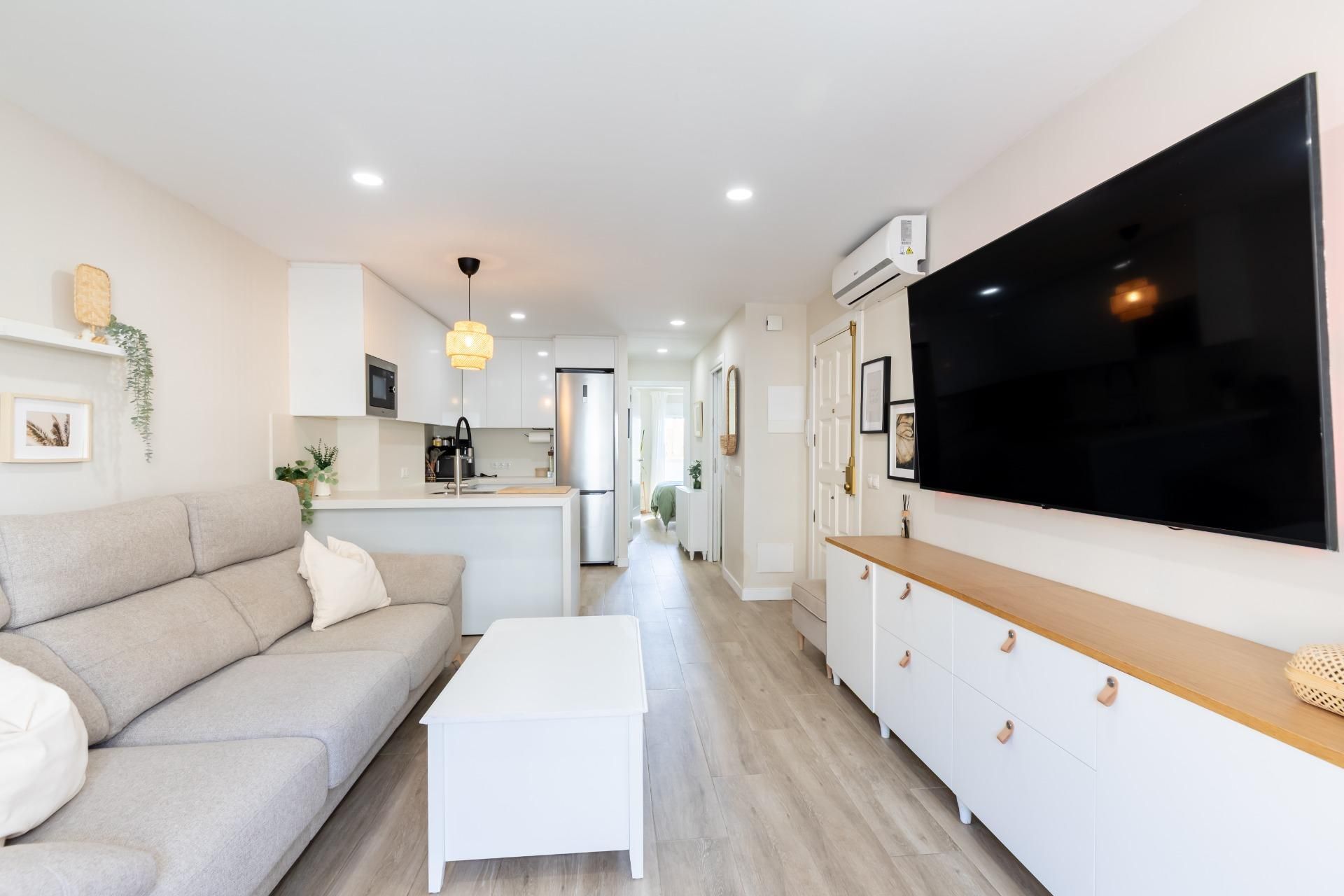 Living room of Flat for sale in  Palma de Mallorca  with Air Conditioner, Terrace and Storage room