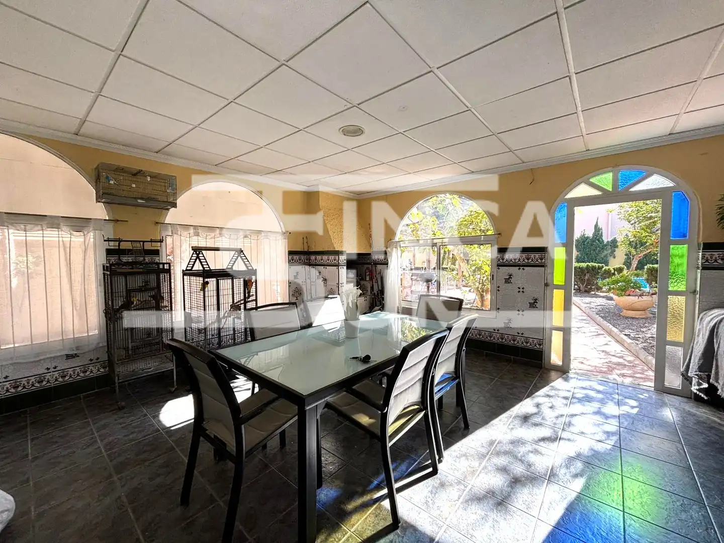 Jardín de Casa o chalet en venta en Roquetas de Mar con Aire acondicionado, Jardín privado y Terraza