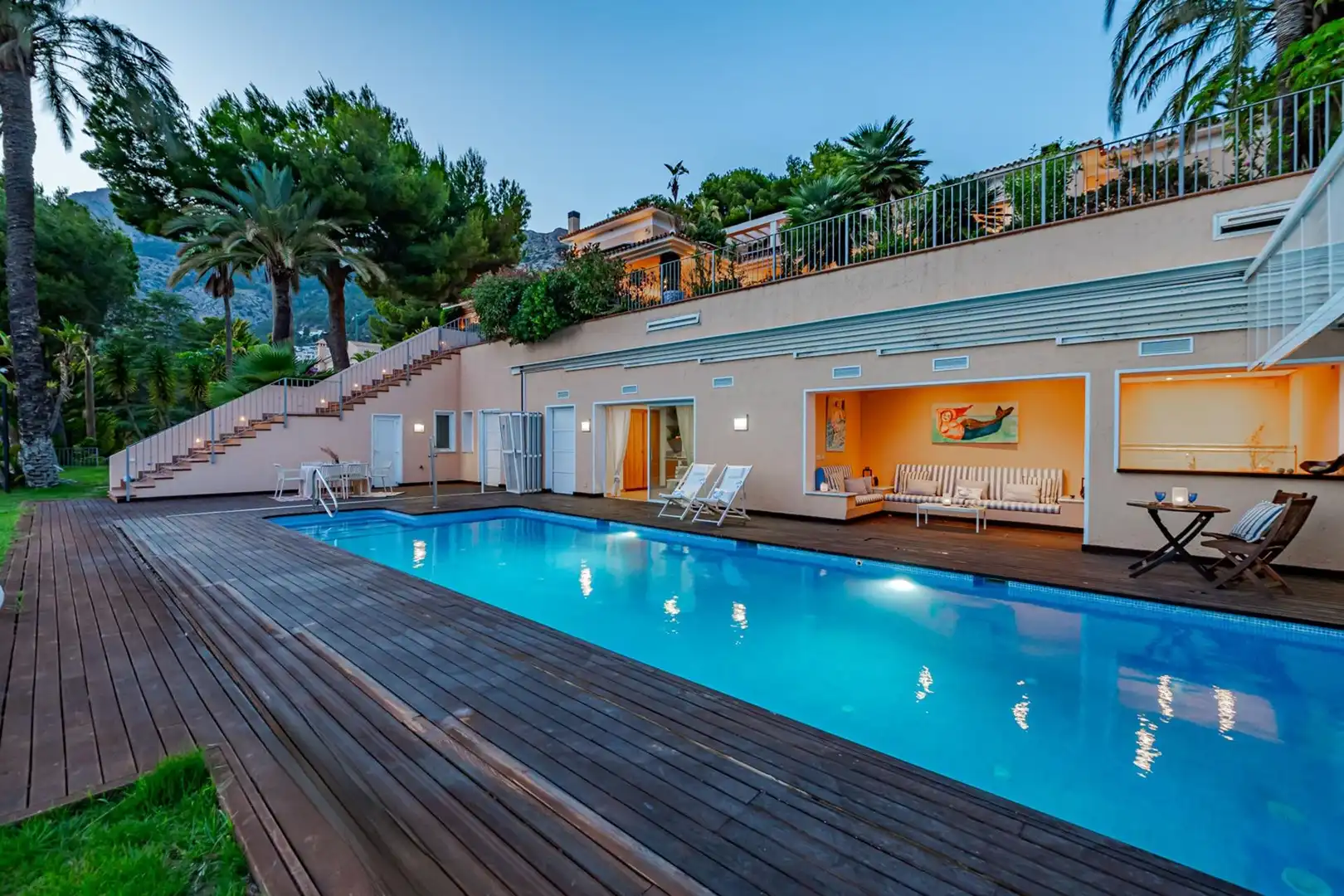 Piscina de Casa o chalet en venta en Altea con Aire acondicionado, Calefacción y Jardín privado