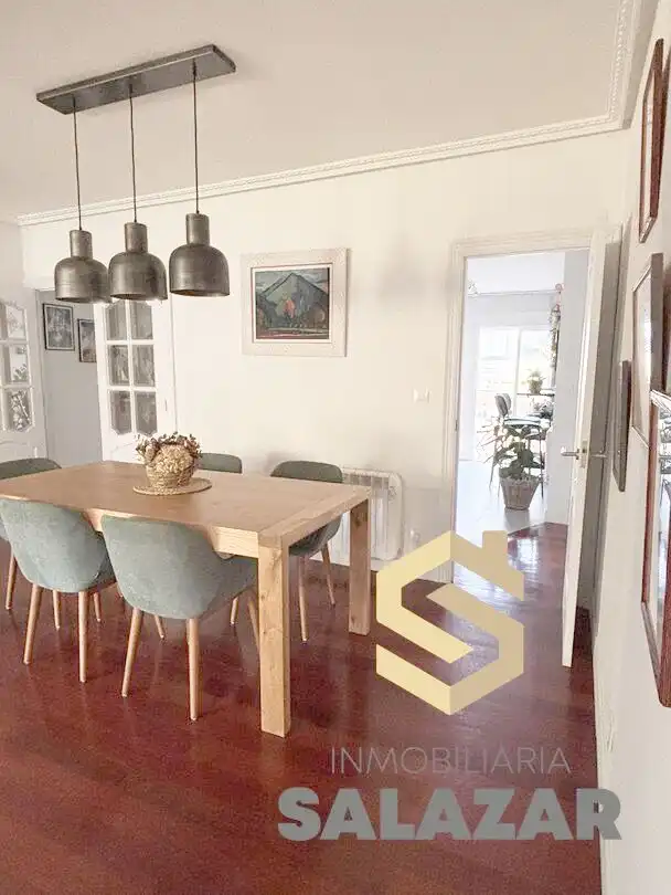 Esszimmer von Wohnung zum Verkauf in Bilbao  mit Heizung, Terrasse und Balkon
