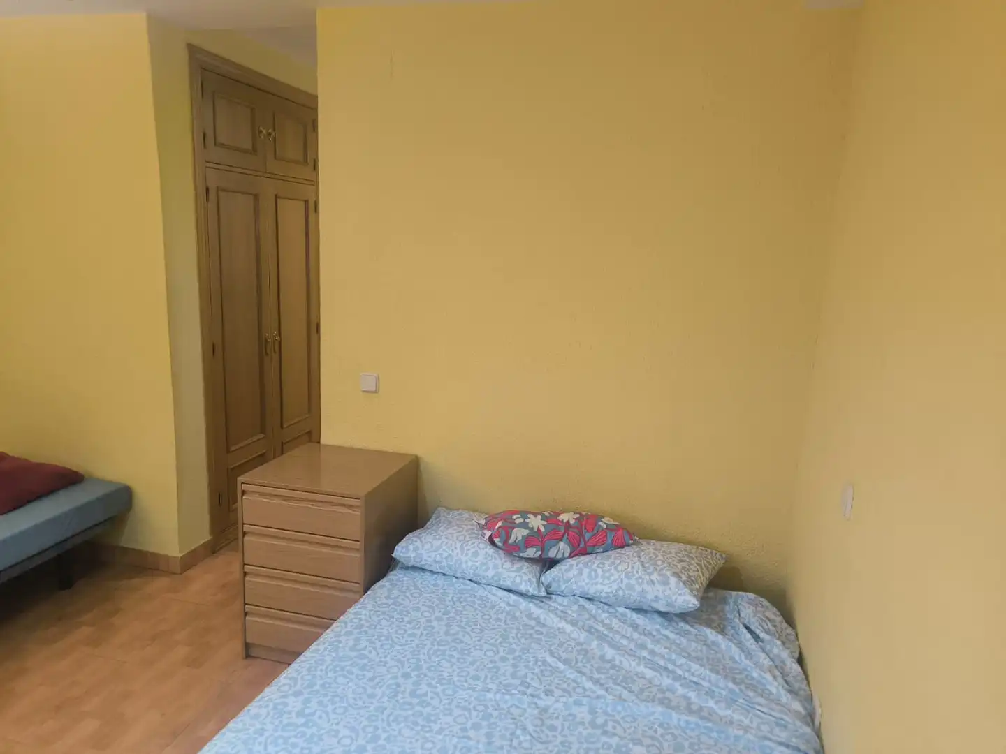Schlafzimmer von Wohnung zur Miete in Madrid mit Klimaanlage, Heizung und Parkett