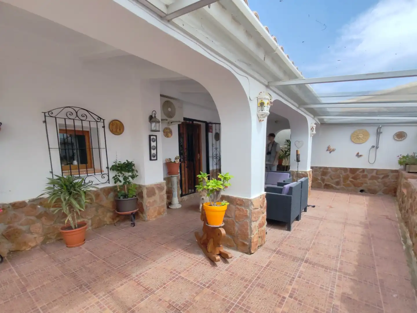 Terraza de Casa o chalet en venta en Huércal-Overa con Aire acondicionado, Jardín privado y Terraza