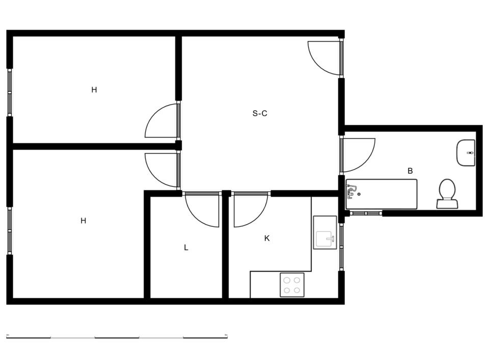 Flat for sale in Santa Coloma de Gramenet  with Air Conditioner and Oven