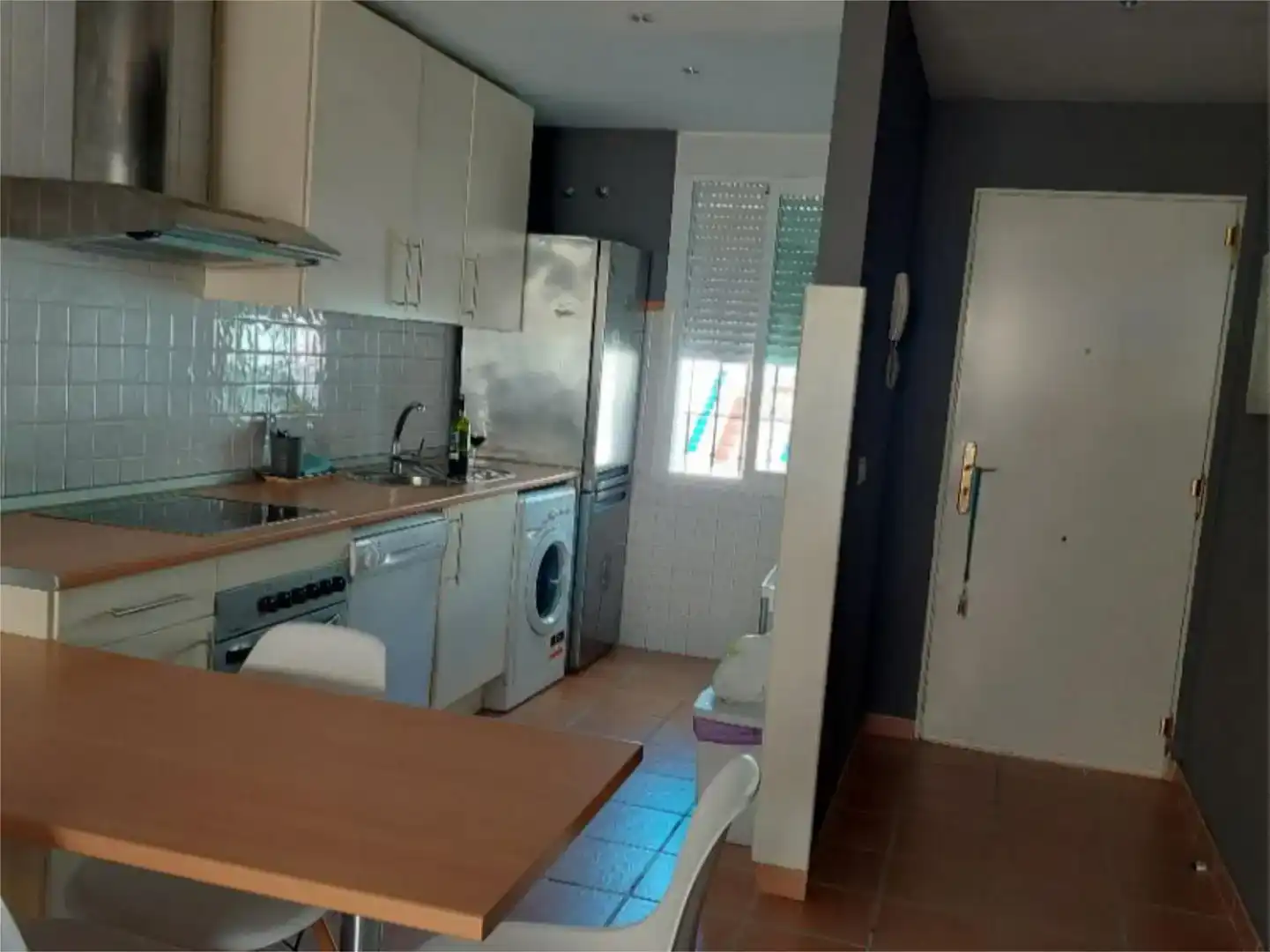 Kitchen of Flat for rent in Islantilla  with Air Conditioner, Private garden and Storage room
