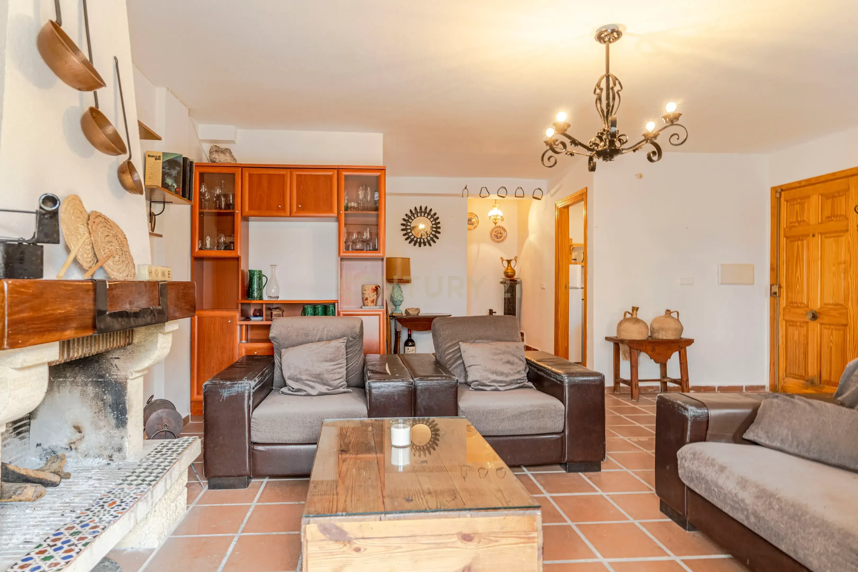 Sala d'estar de Casa o xalet en venda en Capileira amb Terrassa i Moblat