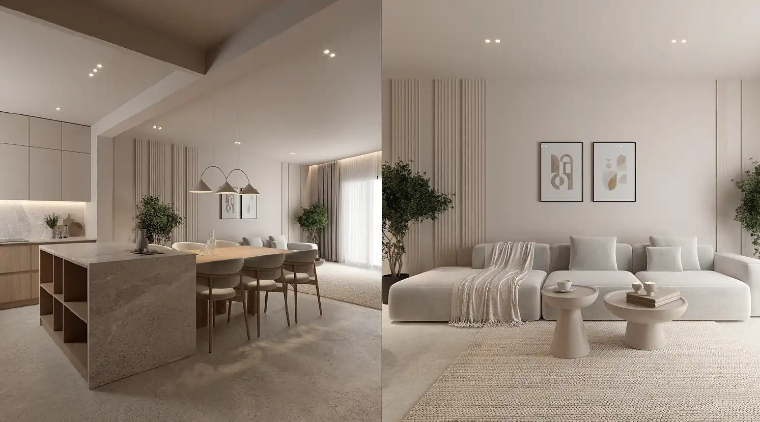 Wohnzimmer von Wohnung zum Verkauf in Sant Feliu de Guíxols mit Klimaanlage, Heizung und Terrasse