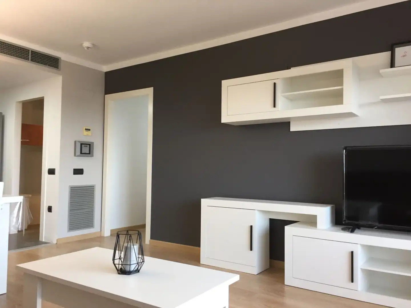 Sala de estar de Ático en venta en La Ràpita con Aire acondicionado, Calefacción y Parquet