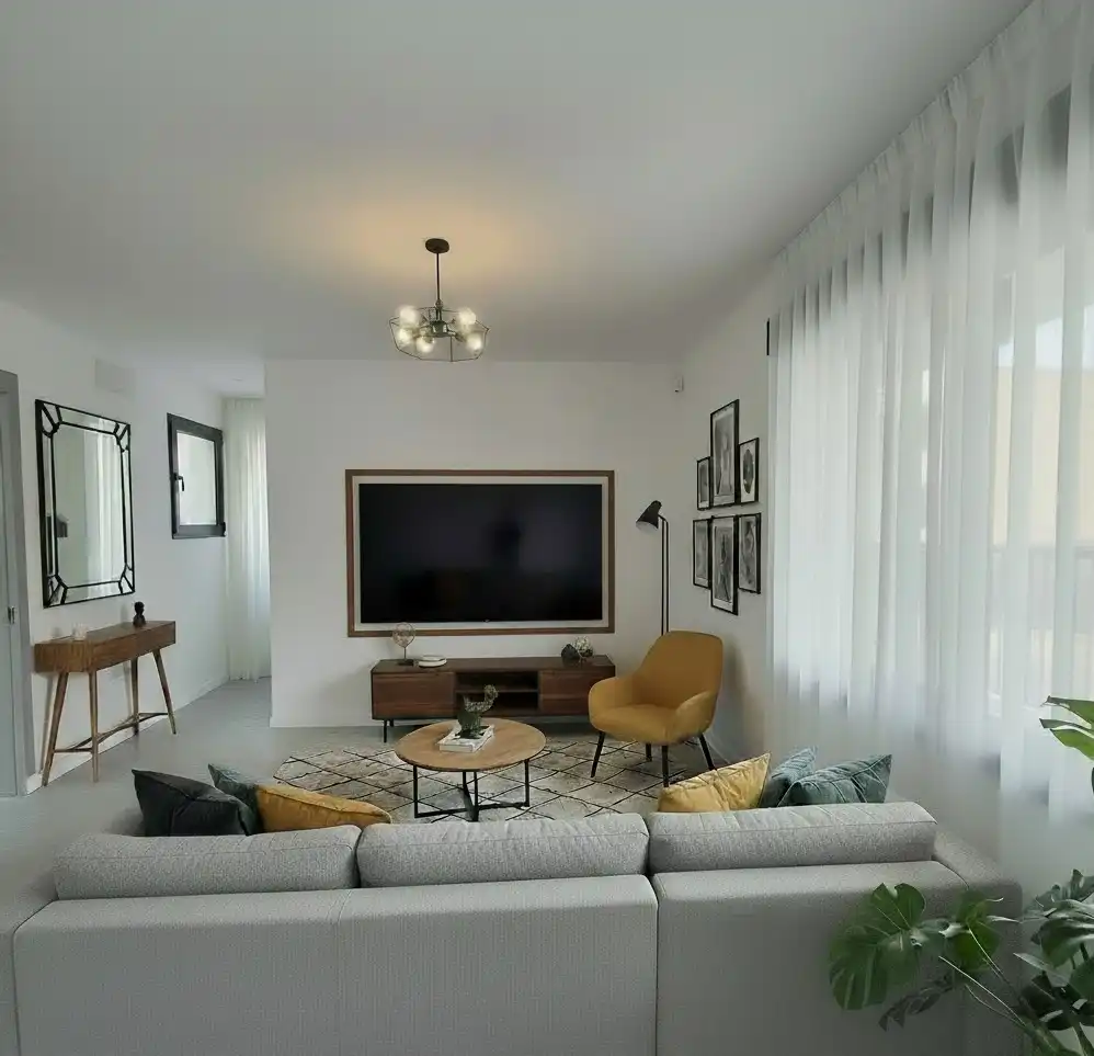 Sala de estar de Planta baja en venta en Ses Salines con Aire acondicionado, Calefacción y Terraza