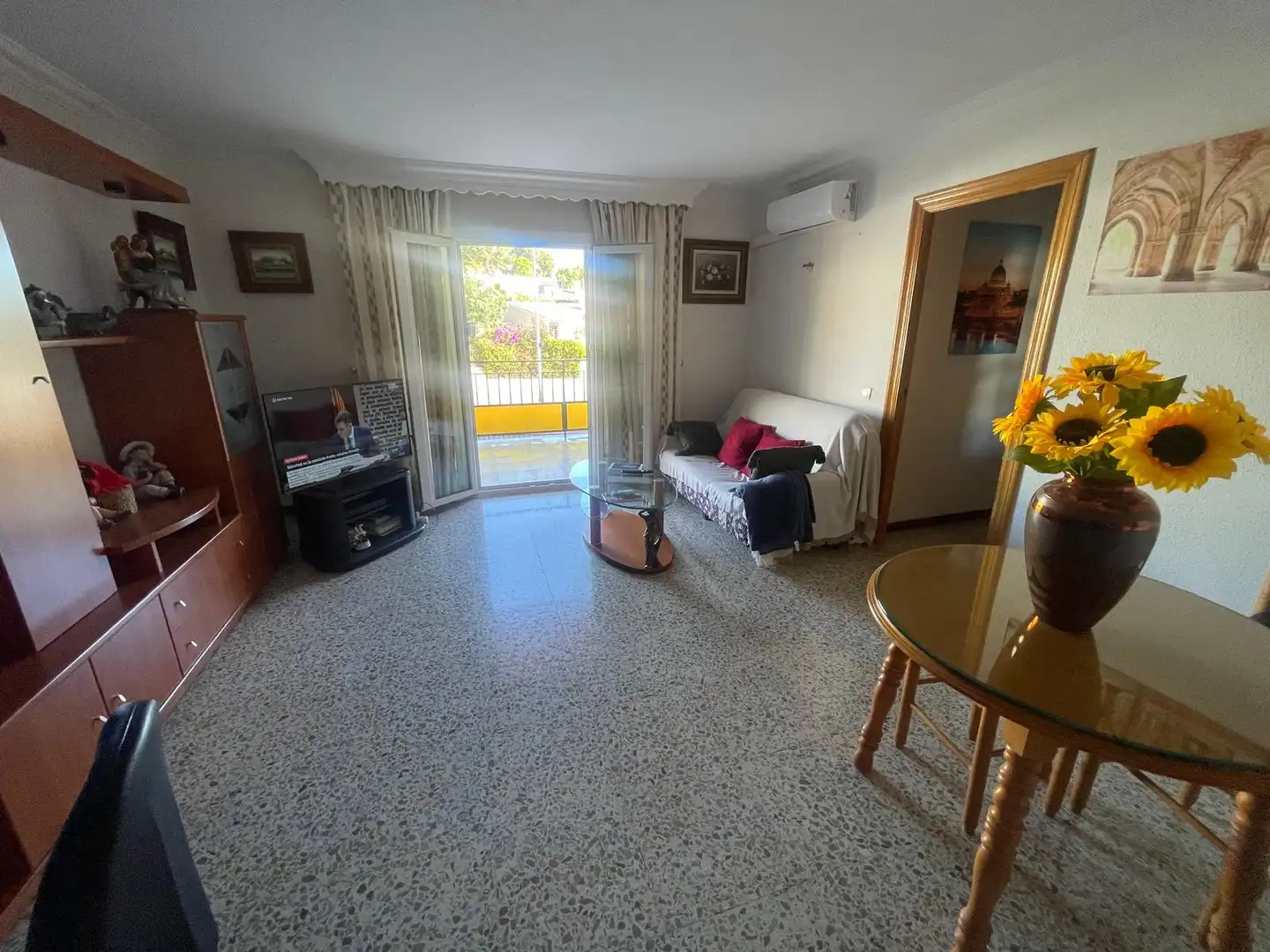 Sala d'estar de Pis en venda en Málaga amb Aire condicionat i Terrassa