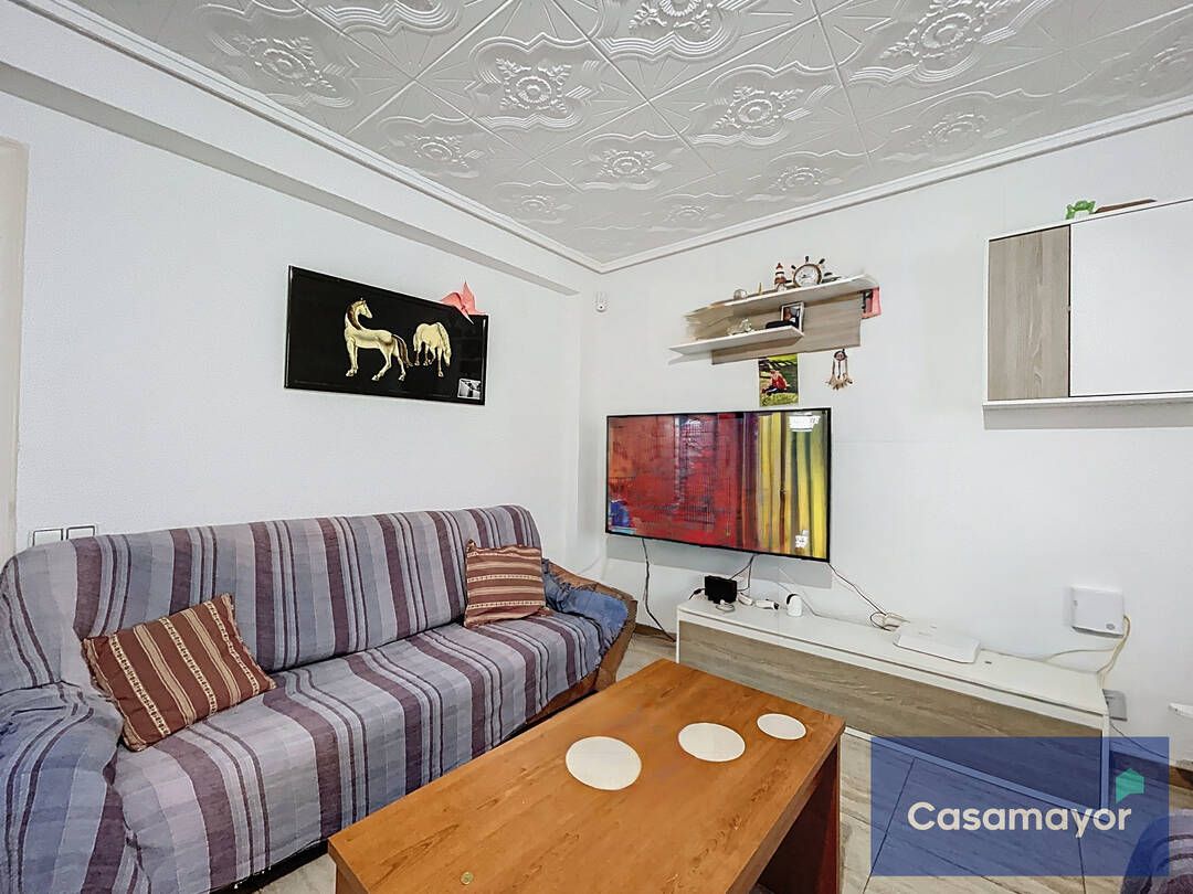 Sala de estar de Piso en venta en Alicante / Alacant con Trastero