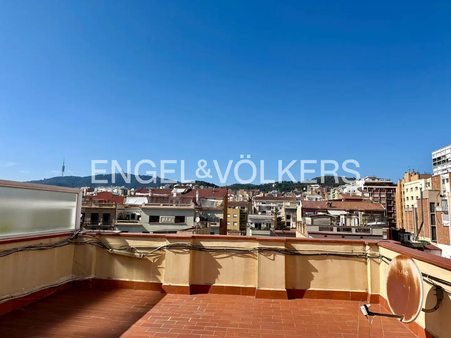 Terrace of Flat for rent in Barcelona  with Air Conditioner, Heating and Parquet flooring