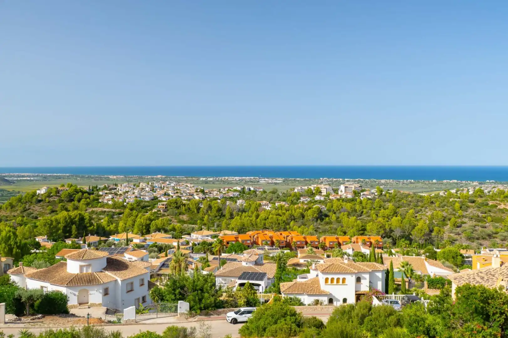 Vista exterior de Apartamento en venta en El Ràfol d'Almúnia con Calefacción, Terraza y Piscina