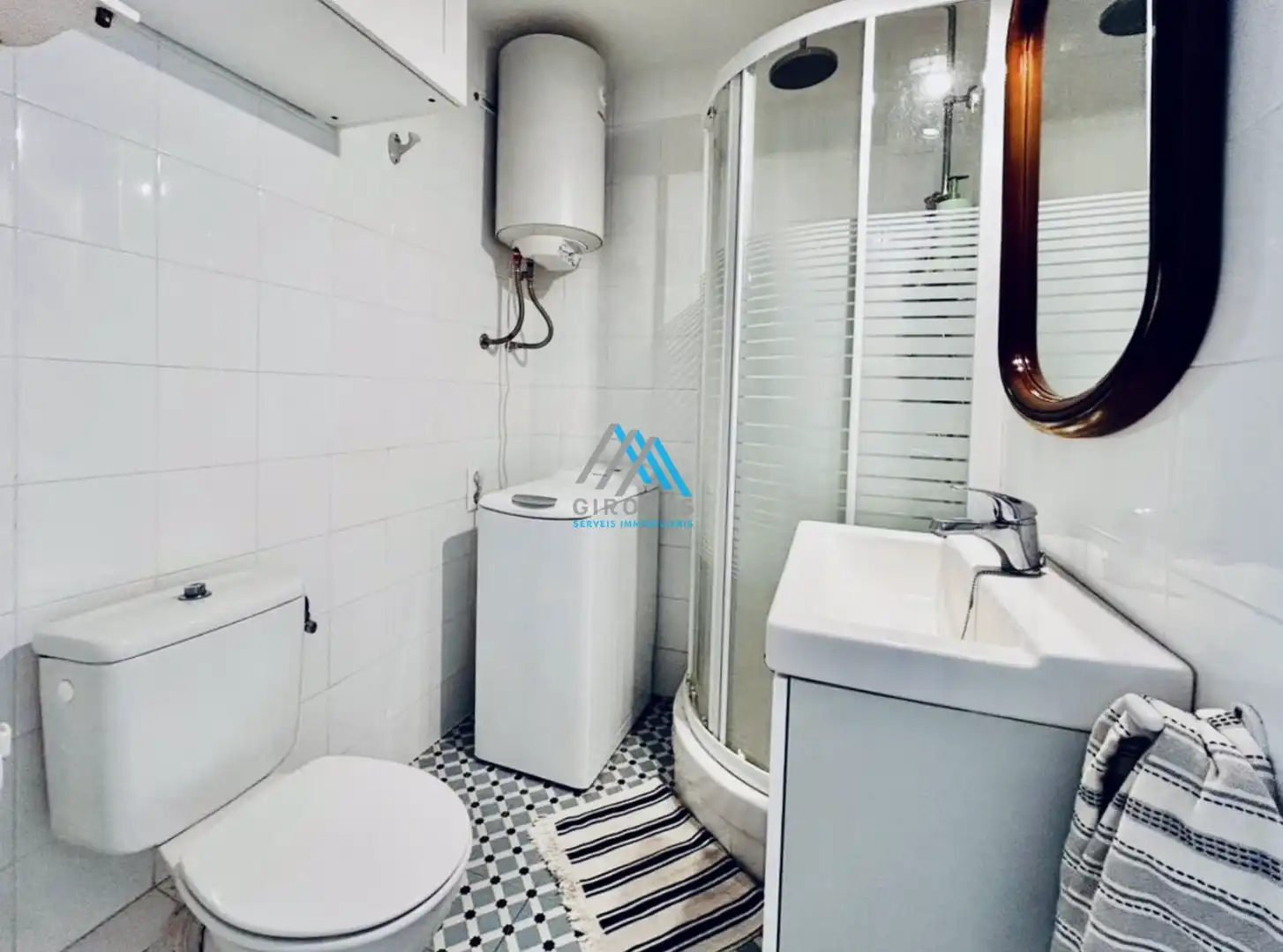 Bany de Apartament de lloguer en Santa Cristina d'Aro amb Parquet i Terrassa