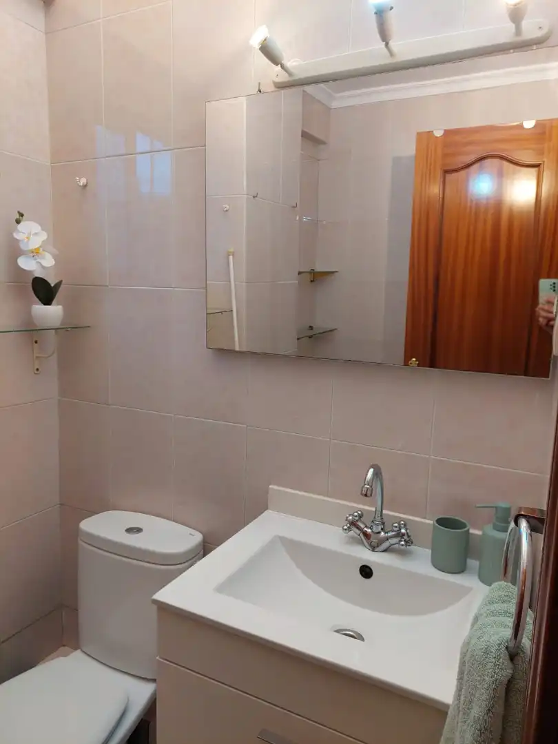 Bathroom of Flat for rent in Málaga  with Furnished and Washing machine