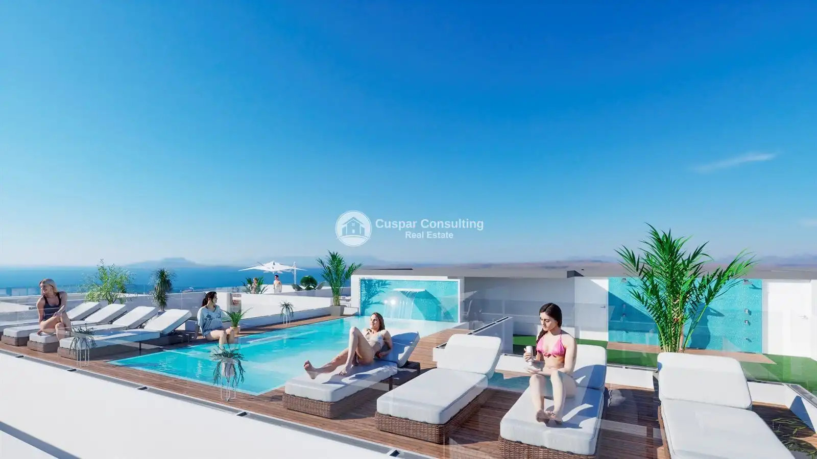 Apartment with pool for sale in Playa Los Locos