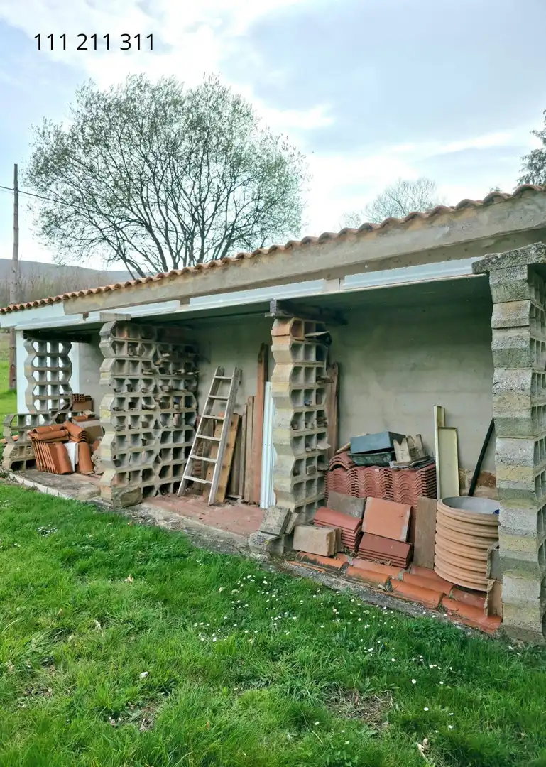 Vista exterior de Casa o xalet en venda en Pomar de Valdivia amb Calefacció, Jardí privat i Terrassa