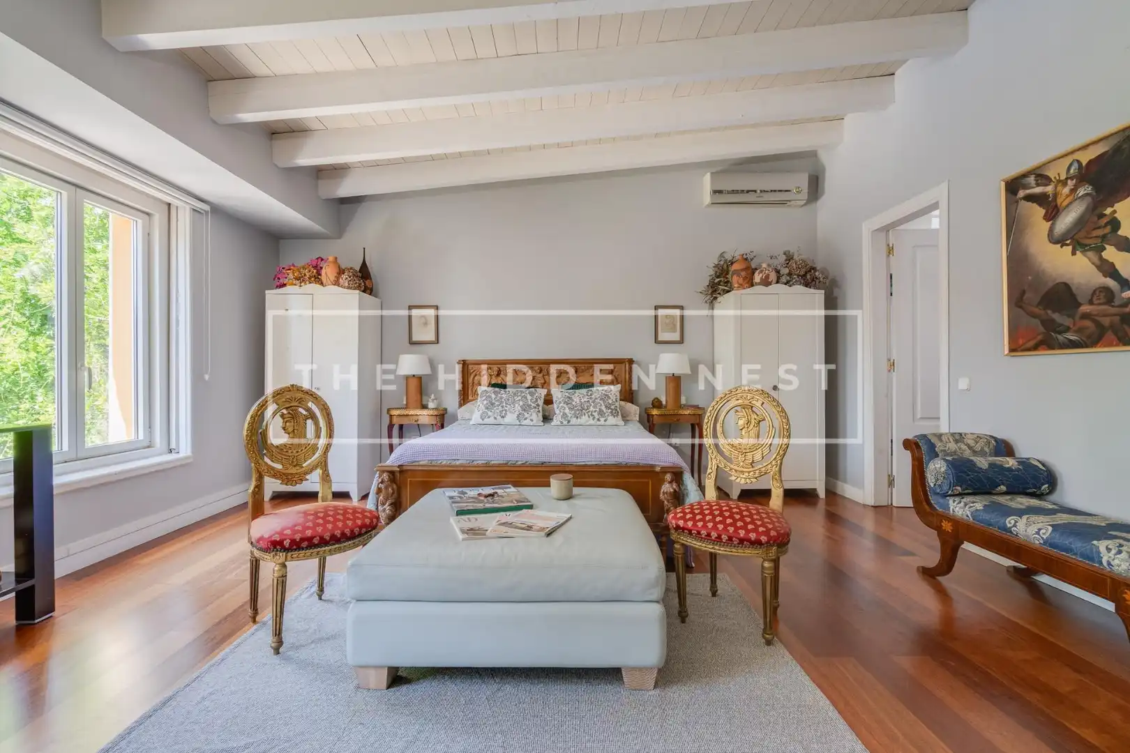 Dormitori de Casa o xalet en venda en Sant Cugat del Vallès amb Aire condicionat, Calefacció i Jardí privat