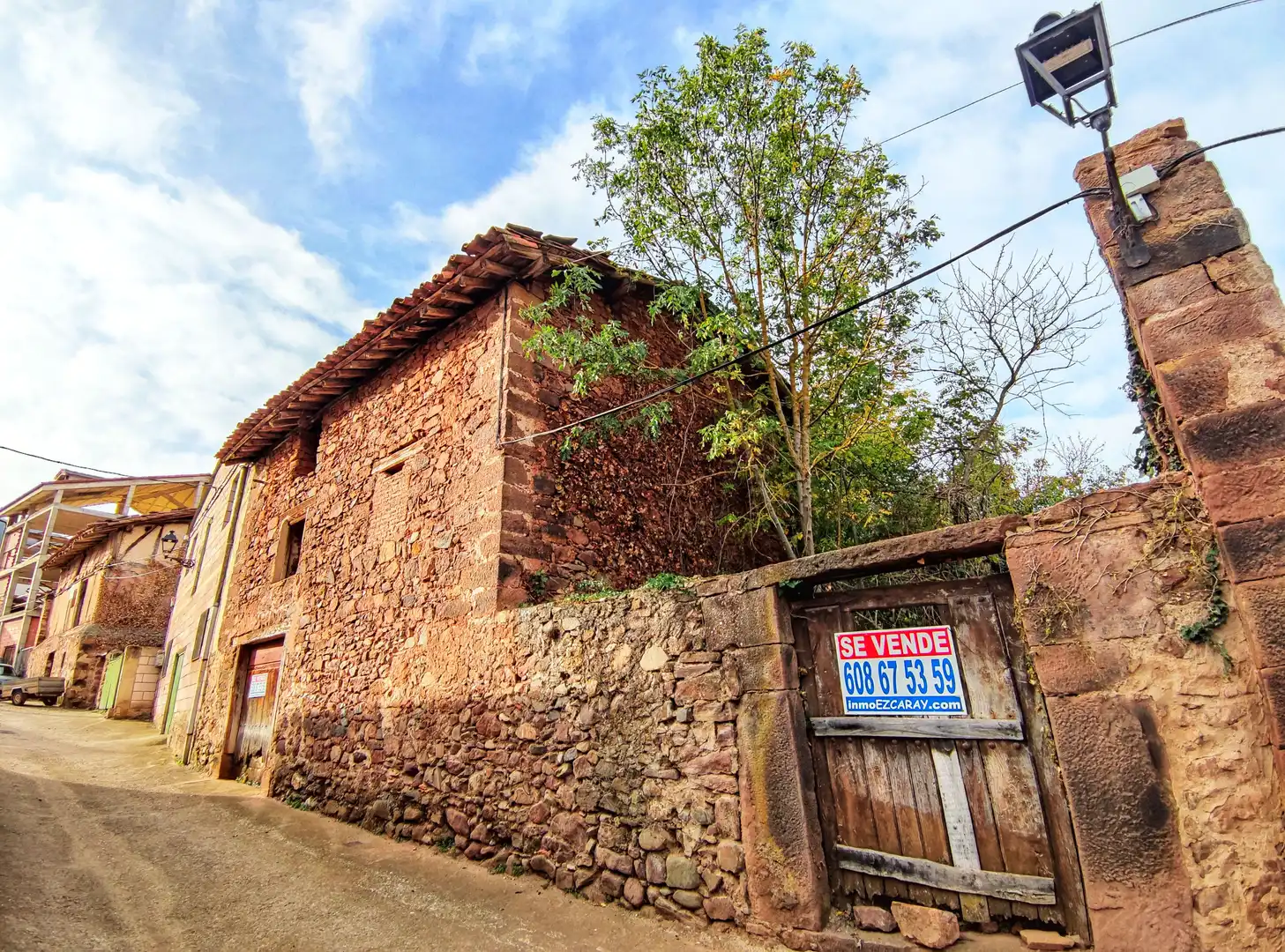 Vista exterior de Residencial en venda en Valgañón
