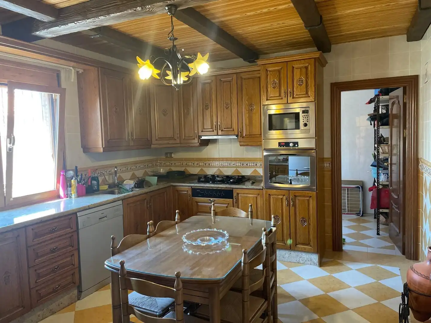 Kitchen of Houses for sale in Chimeneas  with Air Conditioner, Private garden and Terrace