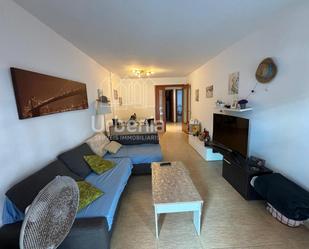 Living room of Flat for sale in Pineda de Mar  with Heating, Terrace and Furnished