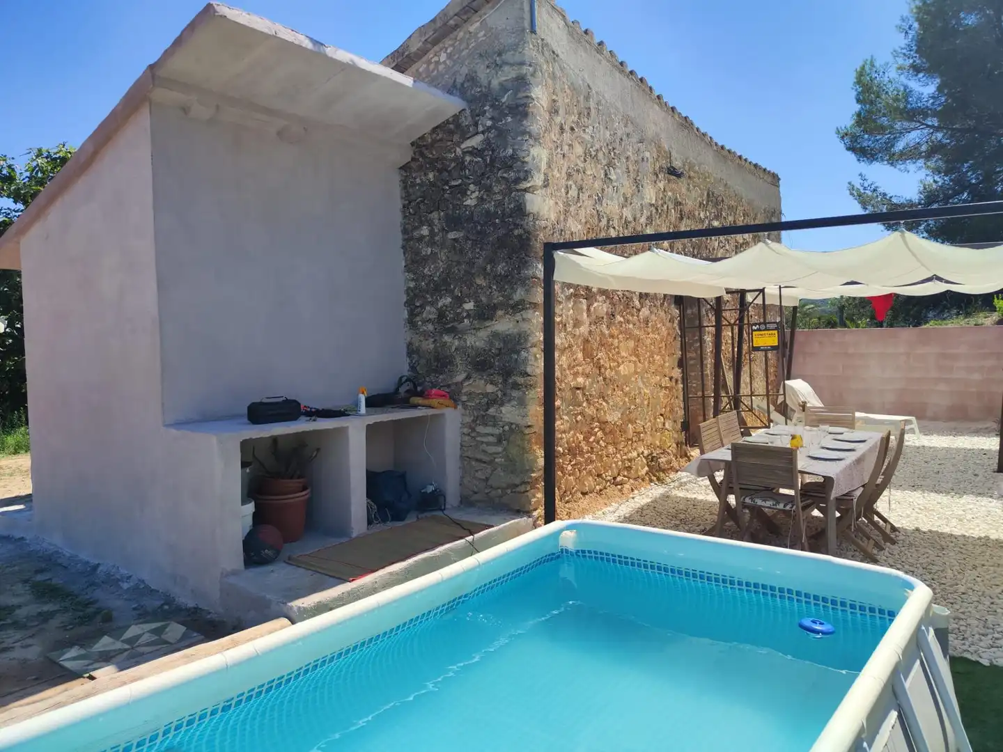 Piscina de Finca rústica en venta en Castellet i la Gornal con Jardín privado