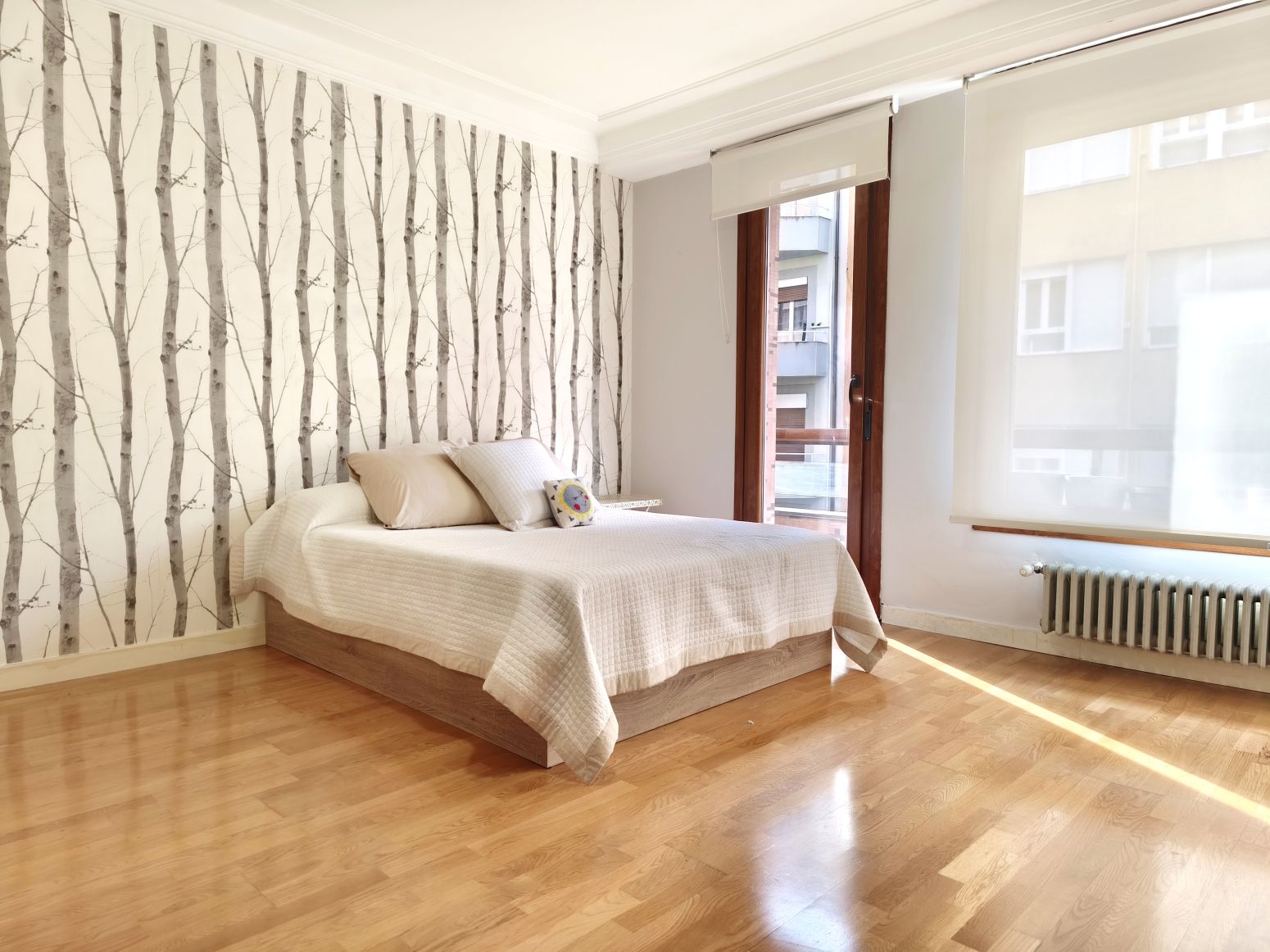 Bedroom of Flat for sale in  Logroño  with Heating, Parquet flooring and Terrace