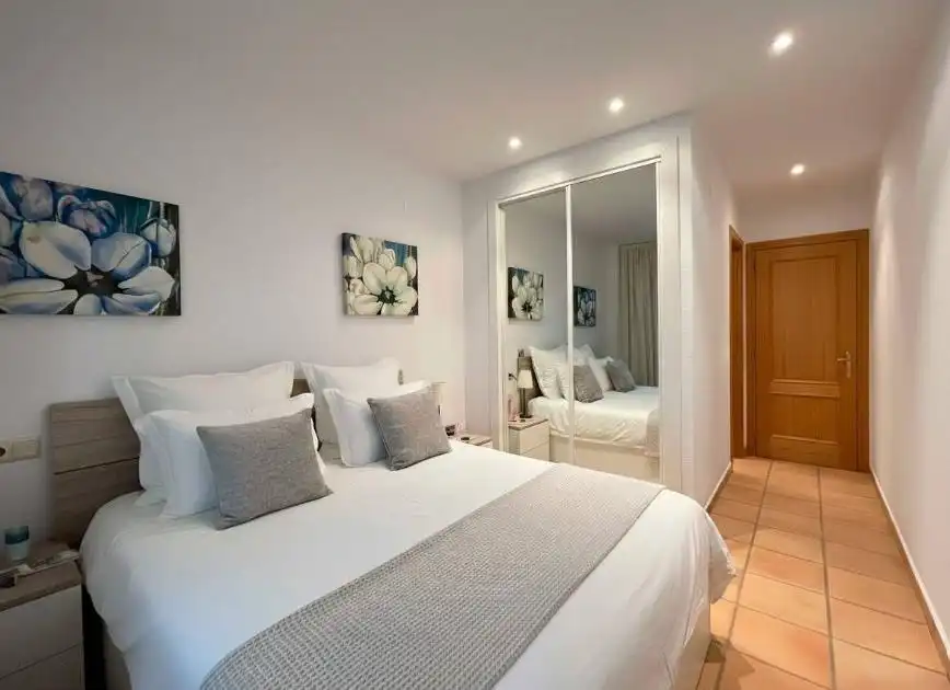 Bedroom of Flat for sale in San Jorge / Sant Jordi  with Air Conditioner, Private garden and Terrace