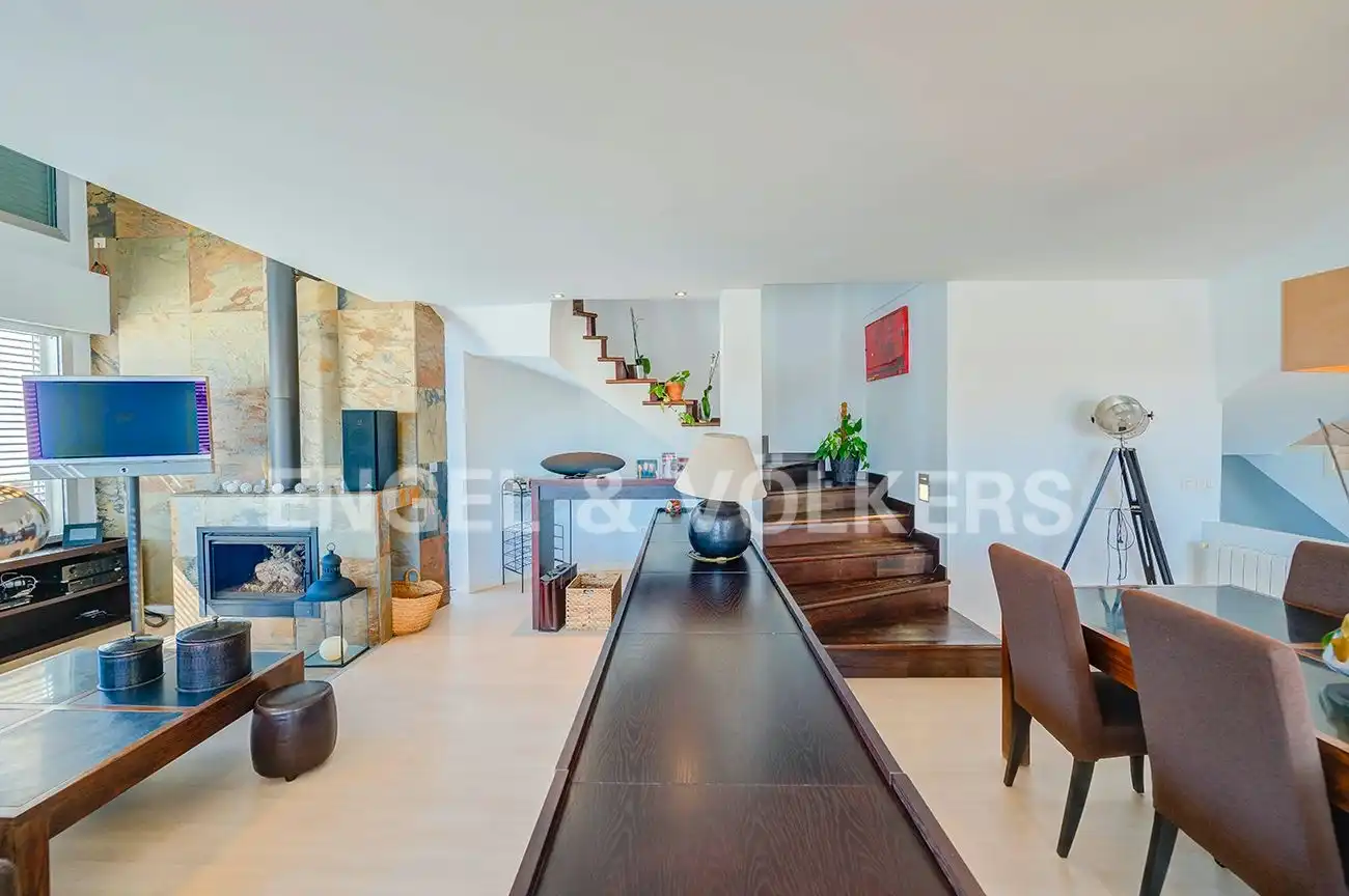 Living room of Houses for sale in Sant Joan d'Alacant  with Air Conditioner, Private garden and Terrace