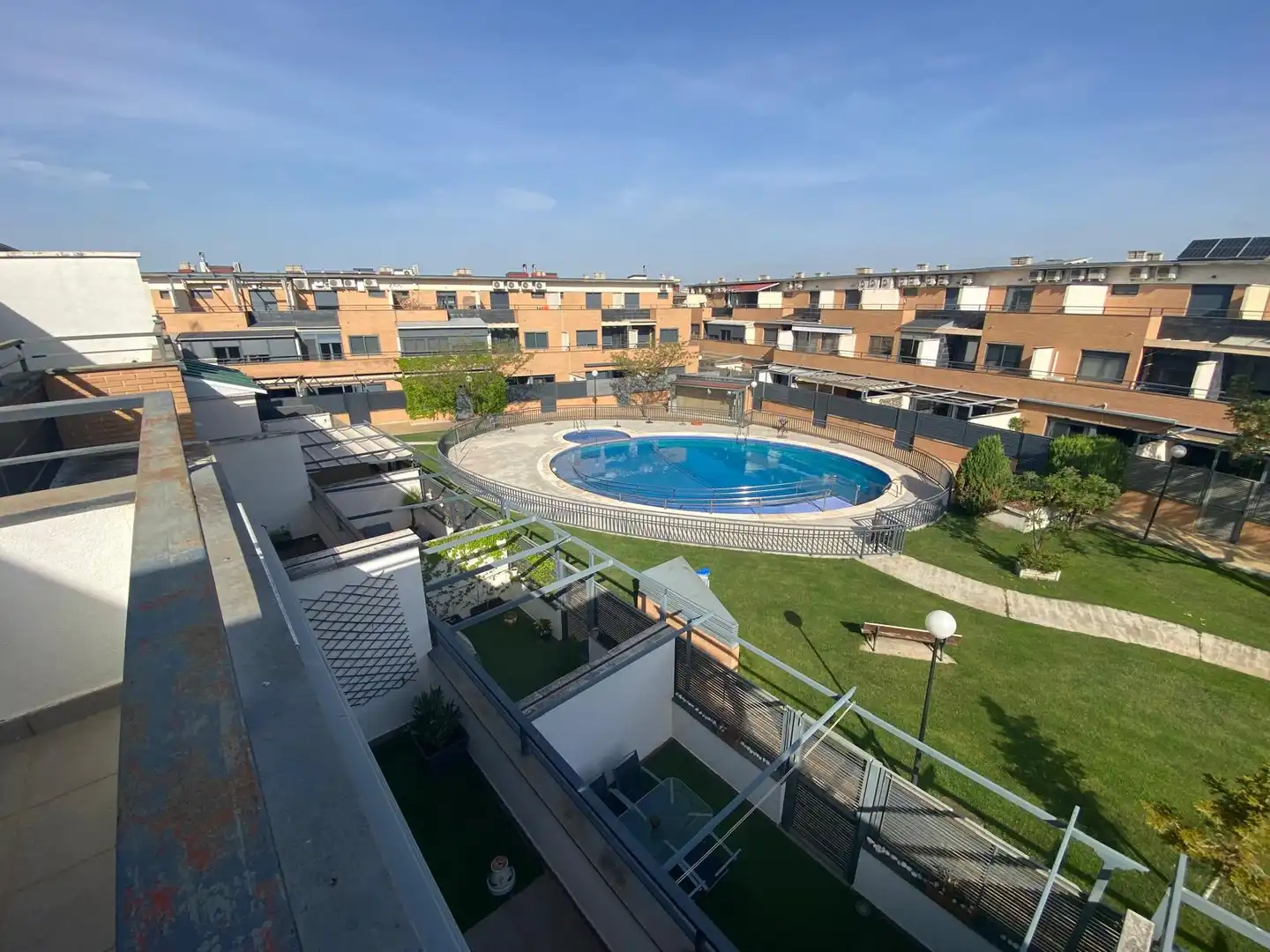 Swimming pool of Detached homes for sale in Albacete  with Air Conditioner, Heating and Private garden