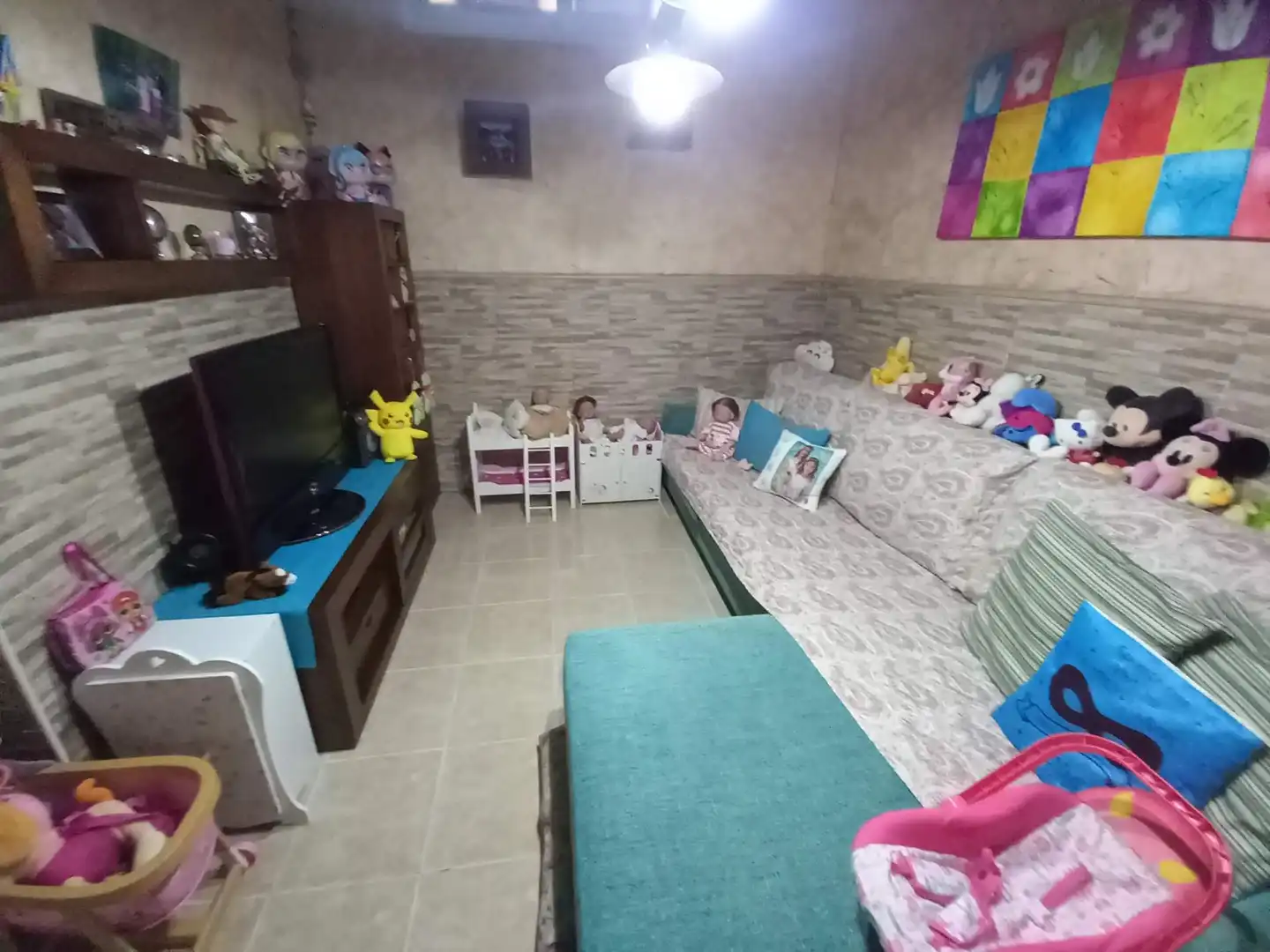 Living room of Houses for sale in Cartagena  with Air Conditioner, Terrace and Storage room