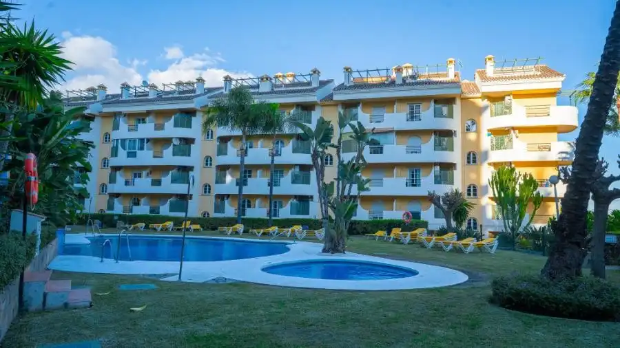 Exterior view of Duplexes for rent in Marbella  with Air Conditioner, Terrace and Swimming Pool