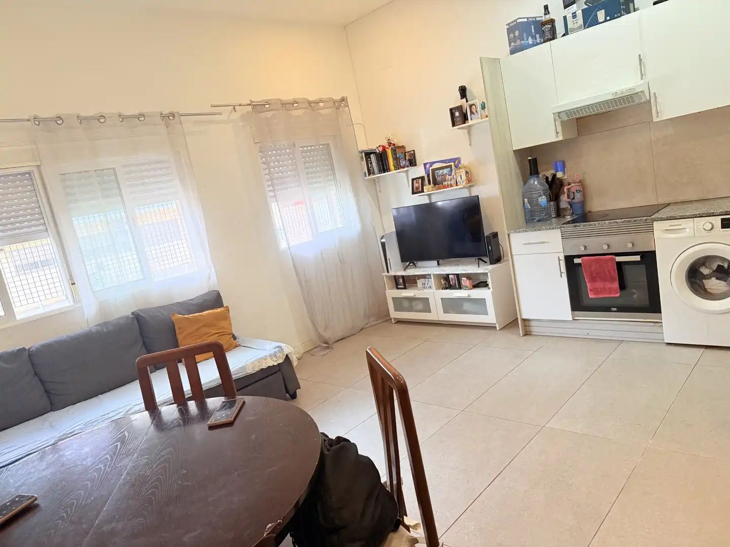 Sala de estar de Piso en venta en Badalona con Amueblado, Horno y Lavadora