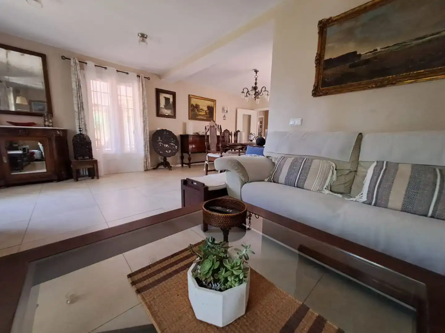 Sala d'estar de Casa o xalet en venda en Málaga Capital amb Aire condicionat