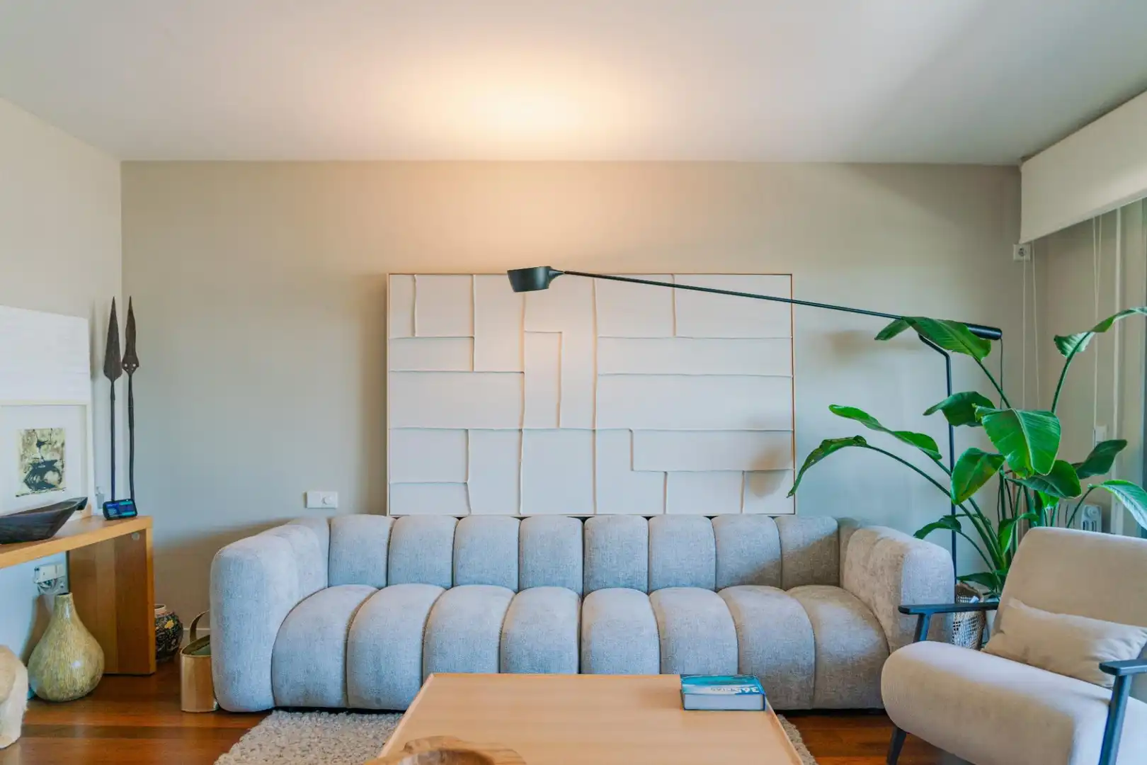 Living room of Duplexes for sale in Zaragoza  with Heating, Furnished and Balcony