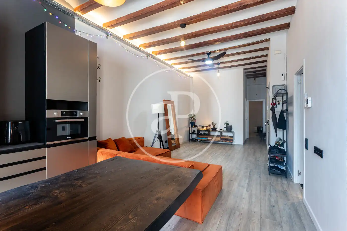 Sala de estar de Piso en venta en Barcelona con Aire acondicionado, Calefacción y Balcón