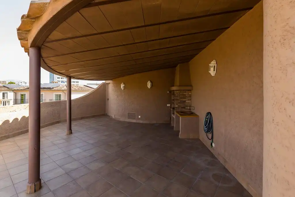 Terrace of Attic for rent in  Palma de Mallorca  with Air Conditioner, Heating and Terrace