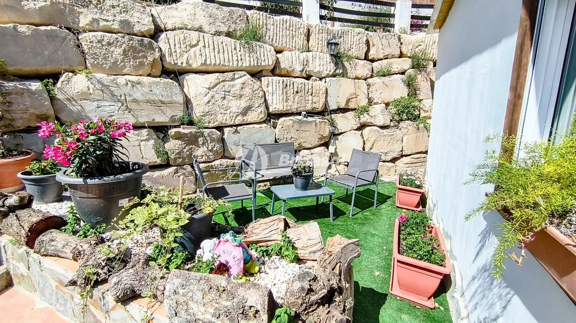 Terrassa de Casa o xalet en venda en Almoster amb Aire condicionat, Jardí privat i Terrassa