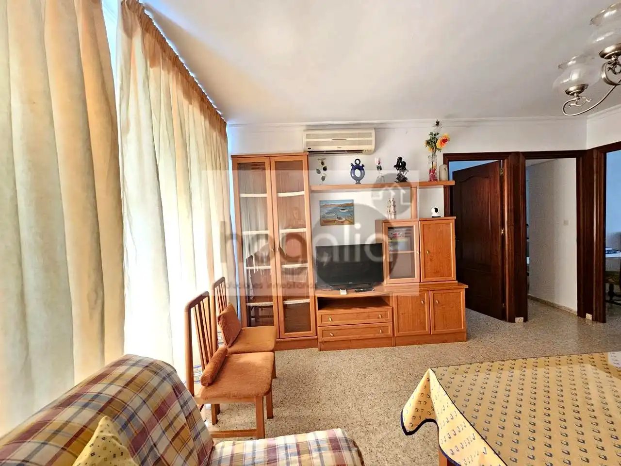 Sala de estar de Piso de alquiler en Sevilla con Aire acondicionado y Amueblado