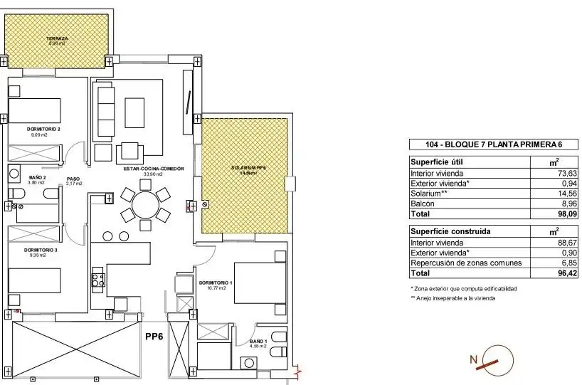 Apartament en venda en Vera amb Jardí privat, Terrassa i Piscina comunitària