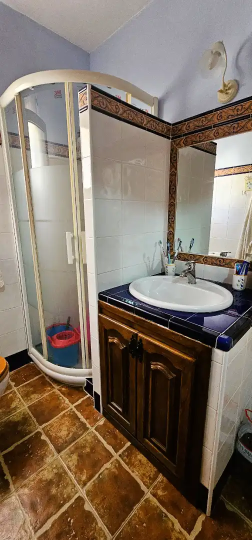 Bany de Casa o xalet en venda en Aledo amb Jardí privat, Terrassa i Traster