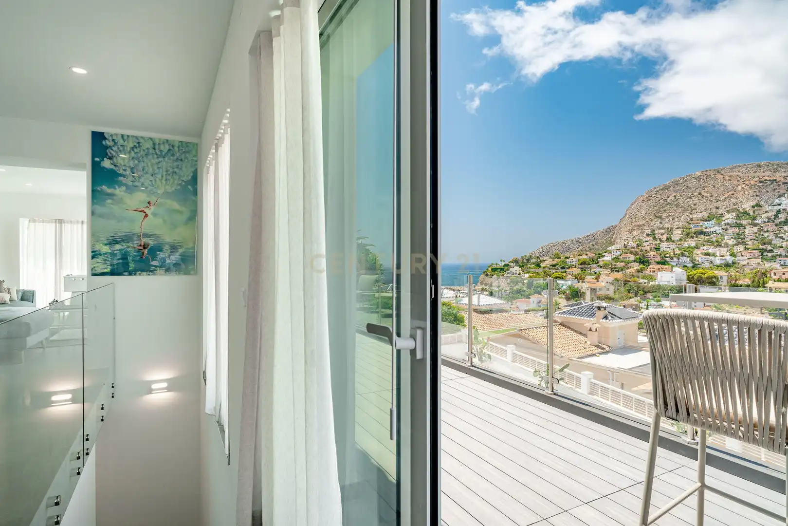 Dormitori de Apartament en venda en Calpe / Calp amb Aire condicionat, Jardí privat i Traster