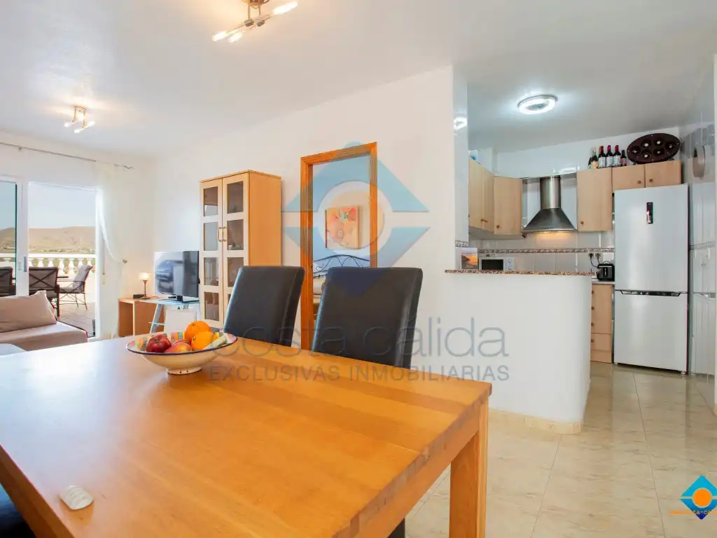 Kitchen of Flat for sale in Cartagena  with Air Conditioner, Private garden and Terrace
