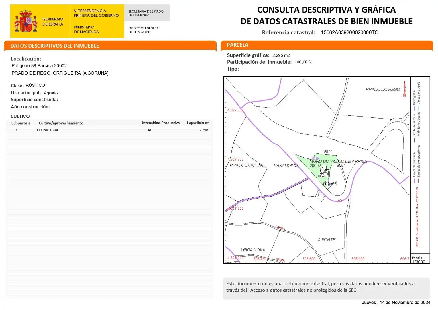 Vista exterior de Finca rústica en venda en Ortigueira amb Jardí privat, Terrassa i Traster