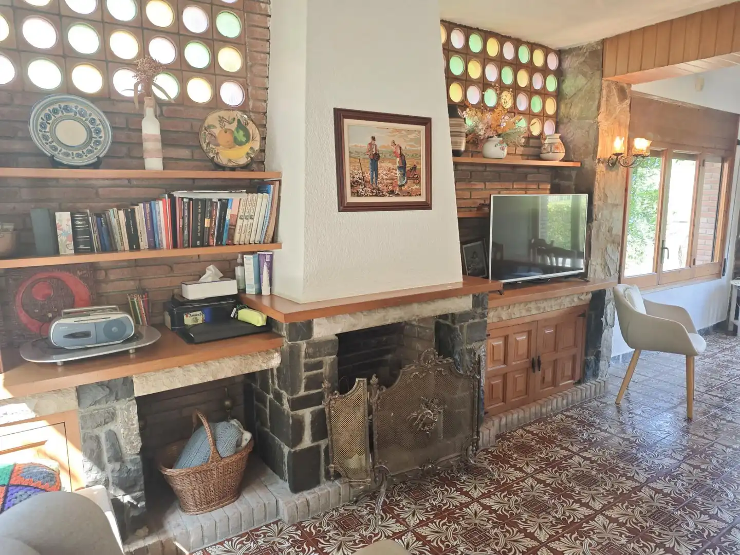 Sala d'estar de Casa o xalet en venda en Sant Pere de Vilamajor amb Aire condicionat, Calefacció i Piscina