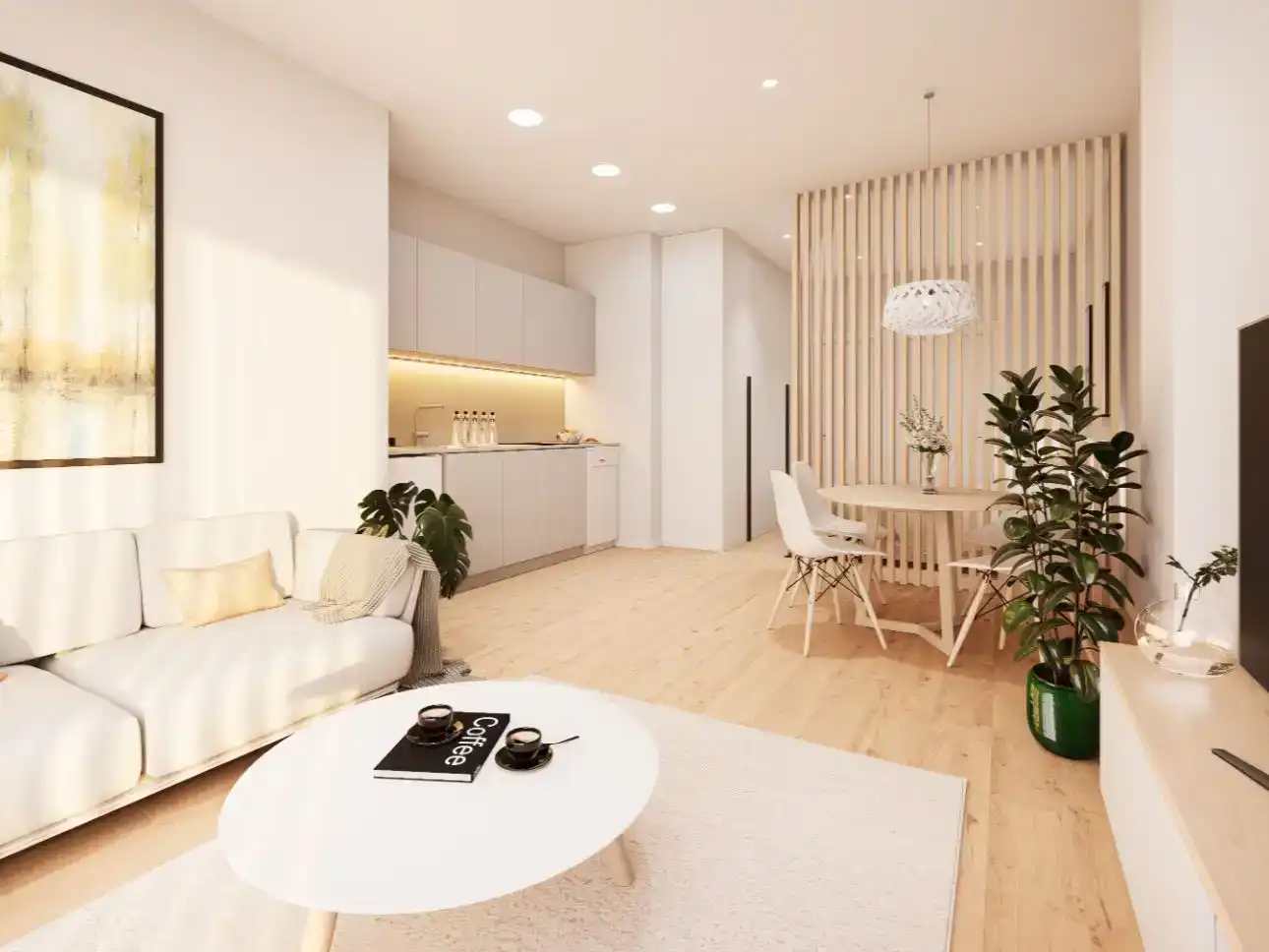 Wohnzimmer von Wohnung zur Miete in Sagunto / Sagunt mit Klimaanlage